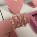 Pink Four Leaf Designer Bracelet